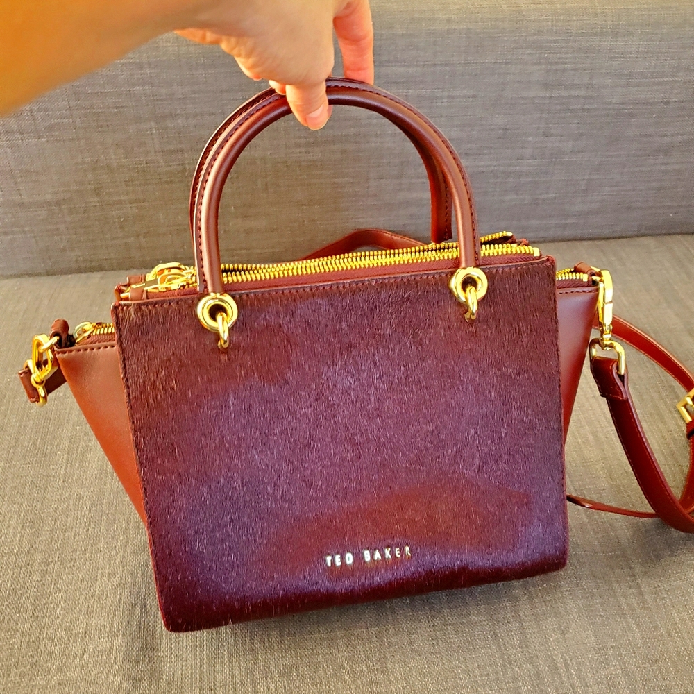 Ted Baker Oxblood Crossbody Tote